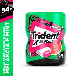 Goma de Mascar Trident X Senses Melancia Mint 54g