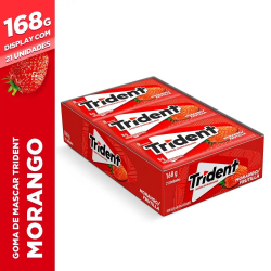 Goma de Mascar Trident Morango 21UN