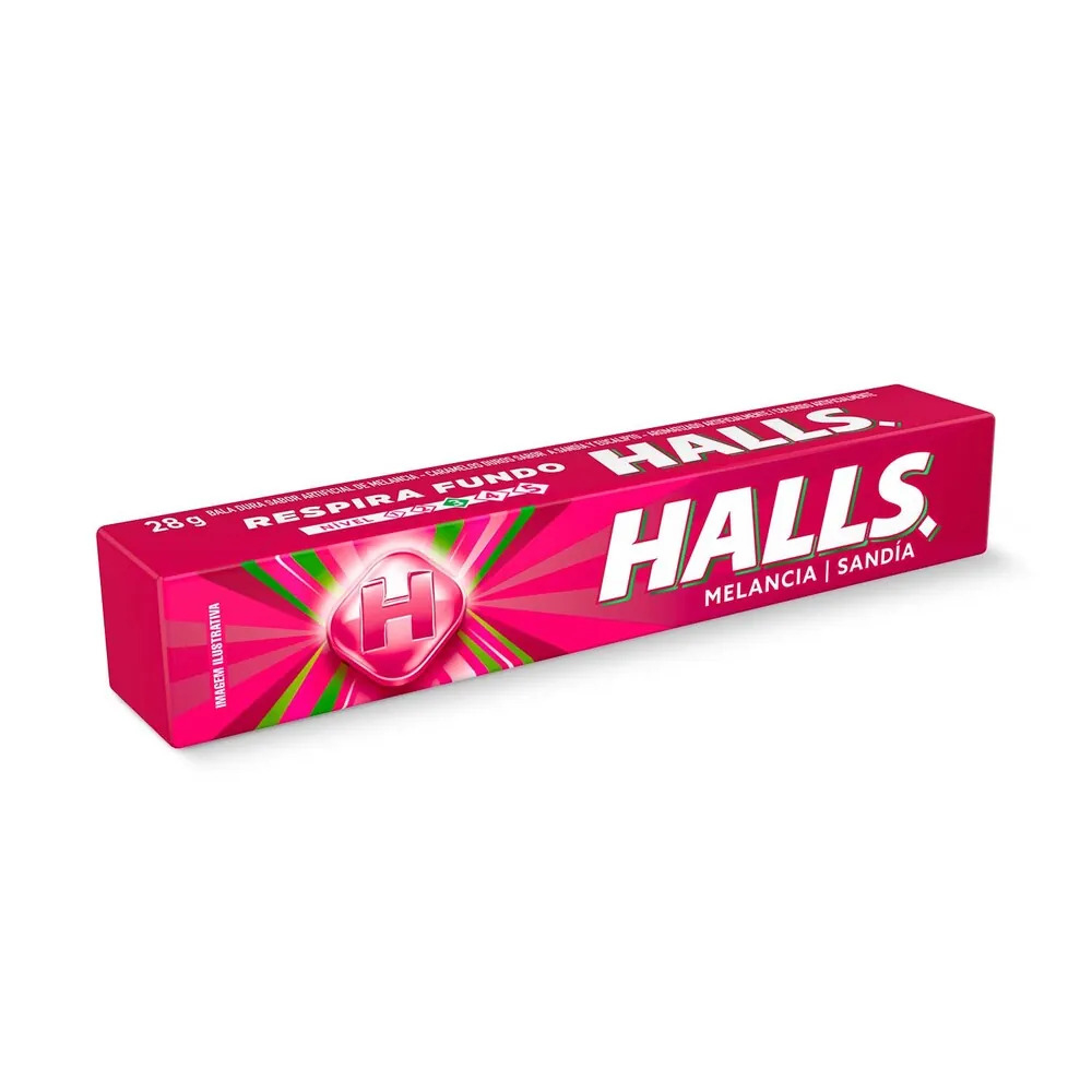 Drops Halls Melancia 21 unidades de 28Gramas