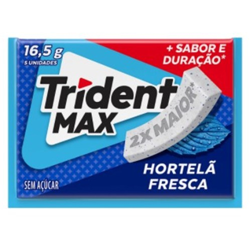 Goma de Mascar Trident Max Hortela Fresca 14UN