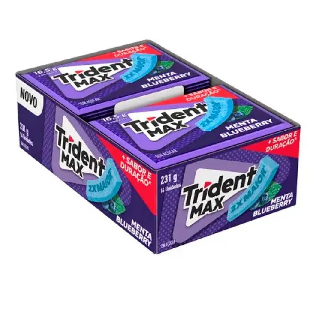 Goma de Mascar 14UNID. Trident Blueberry