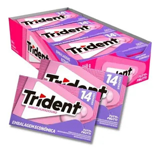 Goma de Mascar 14UNID. Trident Tutti Frutti