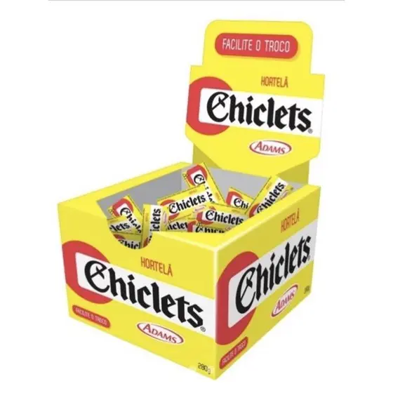 CHICLETS HORTELA 100UN